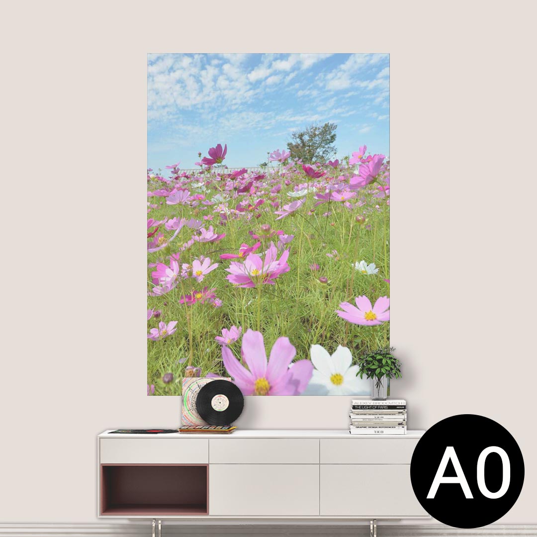 ポステッカー ポスター ウォールステッカー シール式ステッカー 飾り 841mm×1189mm A0 写真 フォト 壁 インテリア おしゃれ 剥がせる wall sticker poster 005394 写真　花　　空(3)