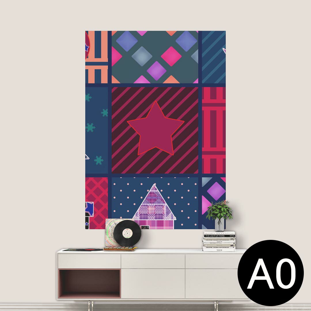 ポステッカー ポスター ウォールステッカー シール式ステッカー 飾り 841mm×1189mm A0 写真 フォト 壁 インテリア おしゃれ 剥がせる wall sticker poster 006905 模様　プレゼント　月