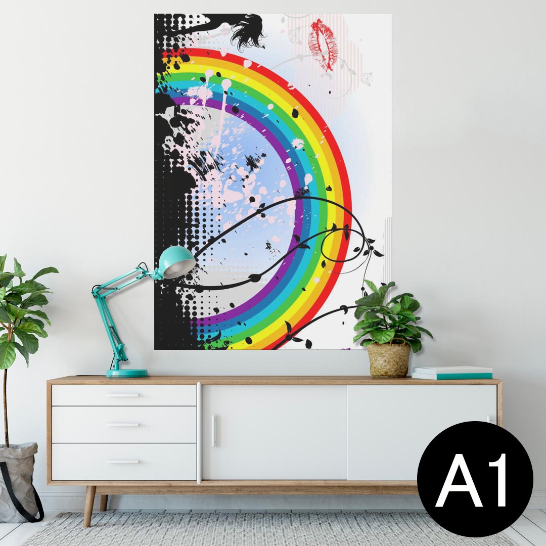 ポスター ウォールステッカー シール式ステッカー 飾り 594×841mm A1 写真 フォト 壁 インテリア おし..