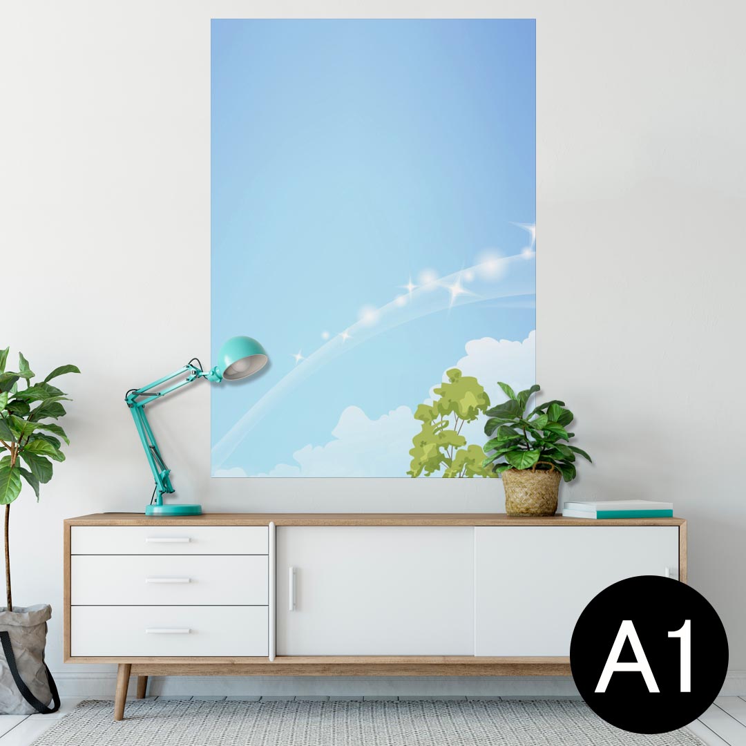 ポスター ウォールステッカー シール式ステッカー 飾り 594×841mm A1 写真 フォト 壁 インテリア おし..