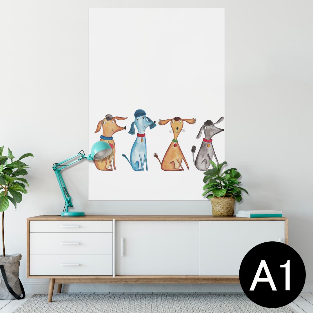 ポスター ウォールステッカー シール式ステッカー 飾り 594×841mm A1 写真 フォト 壁 インテリア おし..