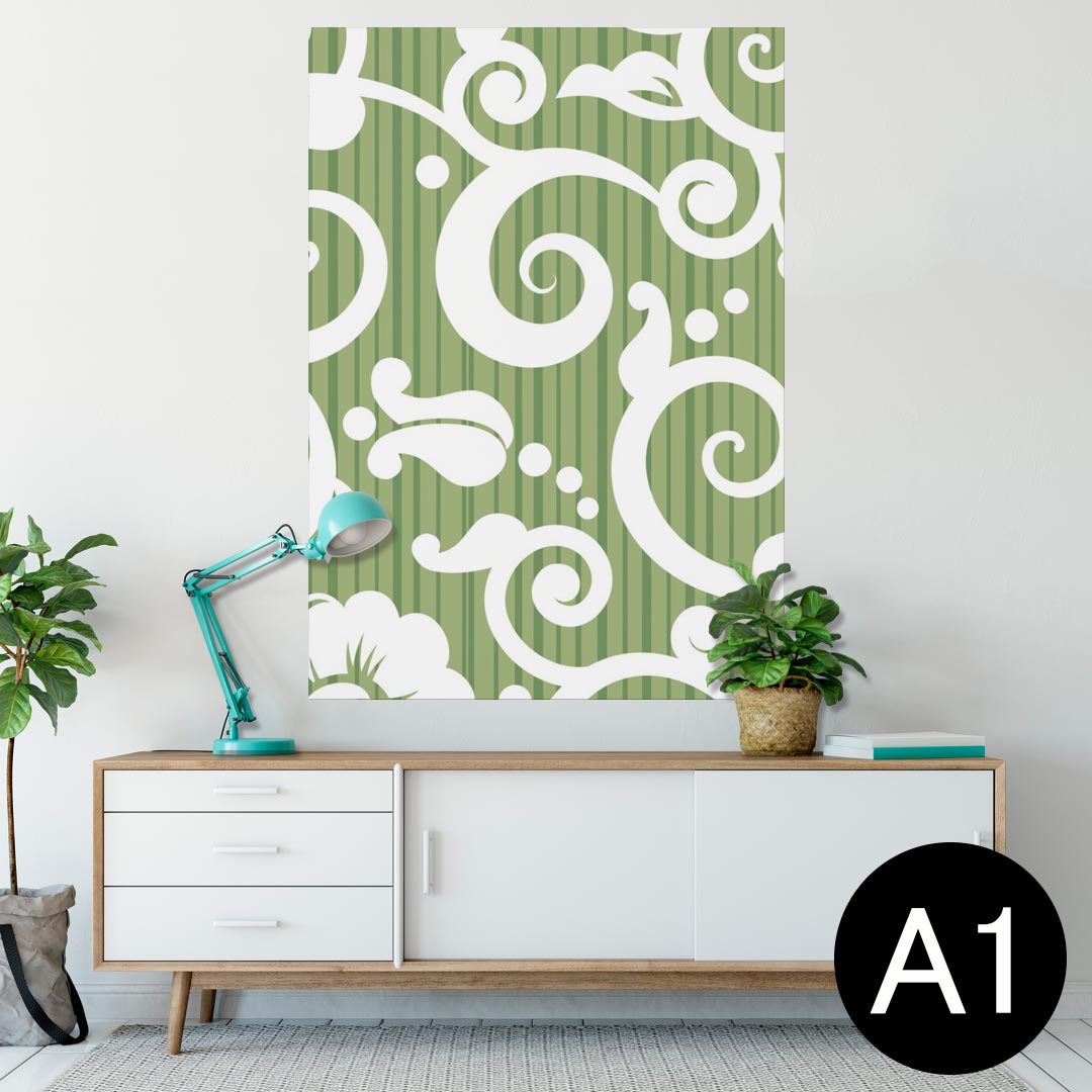 ポスター ウォールステッカー シール式ステッカー 飾り 594×841mm A1 写真 フォト 壁 インテリア おしゃれ 剥がせるwall sticker poster 003876 花　植物　緑