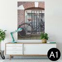 ポスター ウォールステッカー シール式ステッカー 飾り 594×841mm A1 写真 フォト 壁 インテリア おしゃれ 剥がせるwall sticker poster 022857 写真 自転車