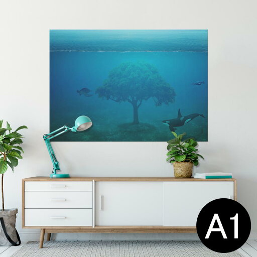 ポスター ウォールステッカー シール式ステッカー 飾り 594×841mm A1 写真 フォト 壁 インテリア おしゃれ 剥がせるwall sticker poster 025727 海 水中 生き物 シャチ ポスター ウォールステッカー シール式ステッカー 飾り 594×841mm A1 写真 フォト 壁 インテリア おしゃれ 剥がせるwall sticker poster 025727 海 水中 生き物 シャチ