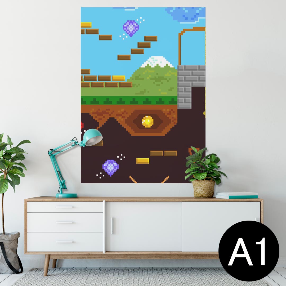 ポスター ウォールステッカー シール式ステッカー 飾り 594×841mm A1 写真 フォト 壁 インテリア おし..