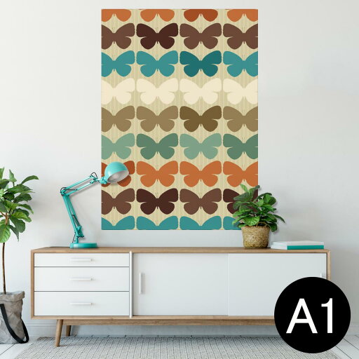 ポスター ウォールステッカー シール式ステッカー 飾り 594×841mm A1 写真 フォト 壁 インテリア おしゃれ 剥がせるwall sticker poster 007826 カラフル 蝶 模様 ポスター ウォールステッカー シール式ステッカー 飾り 594×841mm A1 写真 フォト 壁 インテリア おしゃれ 剥がせるwall sticker poster 007826 カラフル 蝶 模様