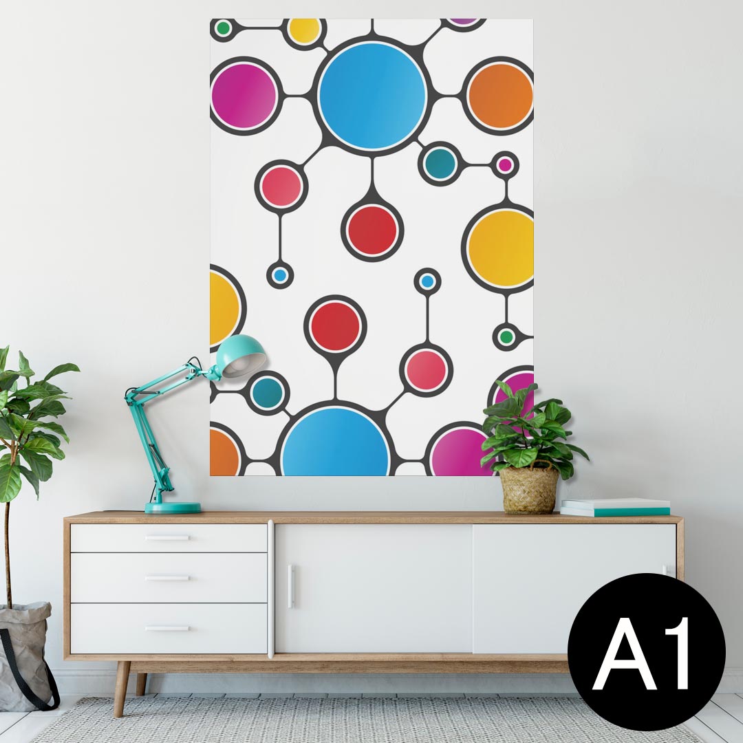 ポスター ウォールステッカー シール式ステッカー 飾り 594×841mm A1 写真 フォト 壁 インテリア おし..