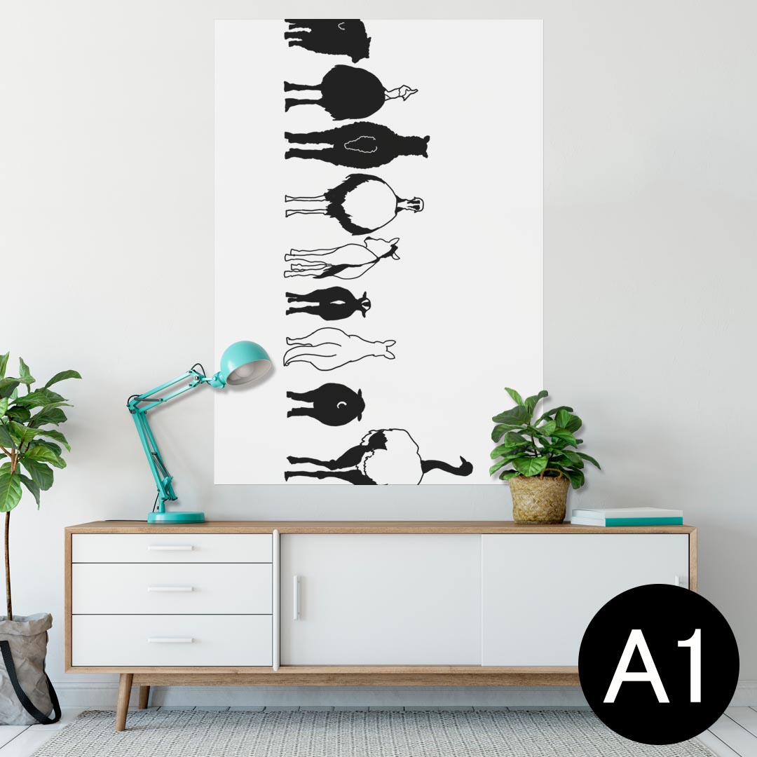 ポスター ウォールステッカー シール式ステッカー 飾り 594×841mm A1 写真 フォト 壁 インテリア おし..