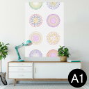 ポスター ウォールステッカー シール式ステッカー 飾り 594×841mm A1 写真 フォト 壁 インテリア おしゃれ 剥がせるwall sticker poster 009686 花火 カラフル シンプル