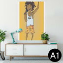 ポスター ウォールステッカー シール式ステッカー 飾り 594×841mm A1 写真 フォト 壁 インテリア おしゃれ 剥がせる wall sticker poster 010873 レゲエ 人物 音楽
