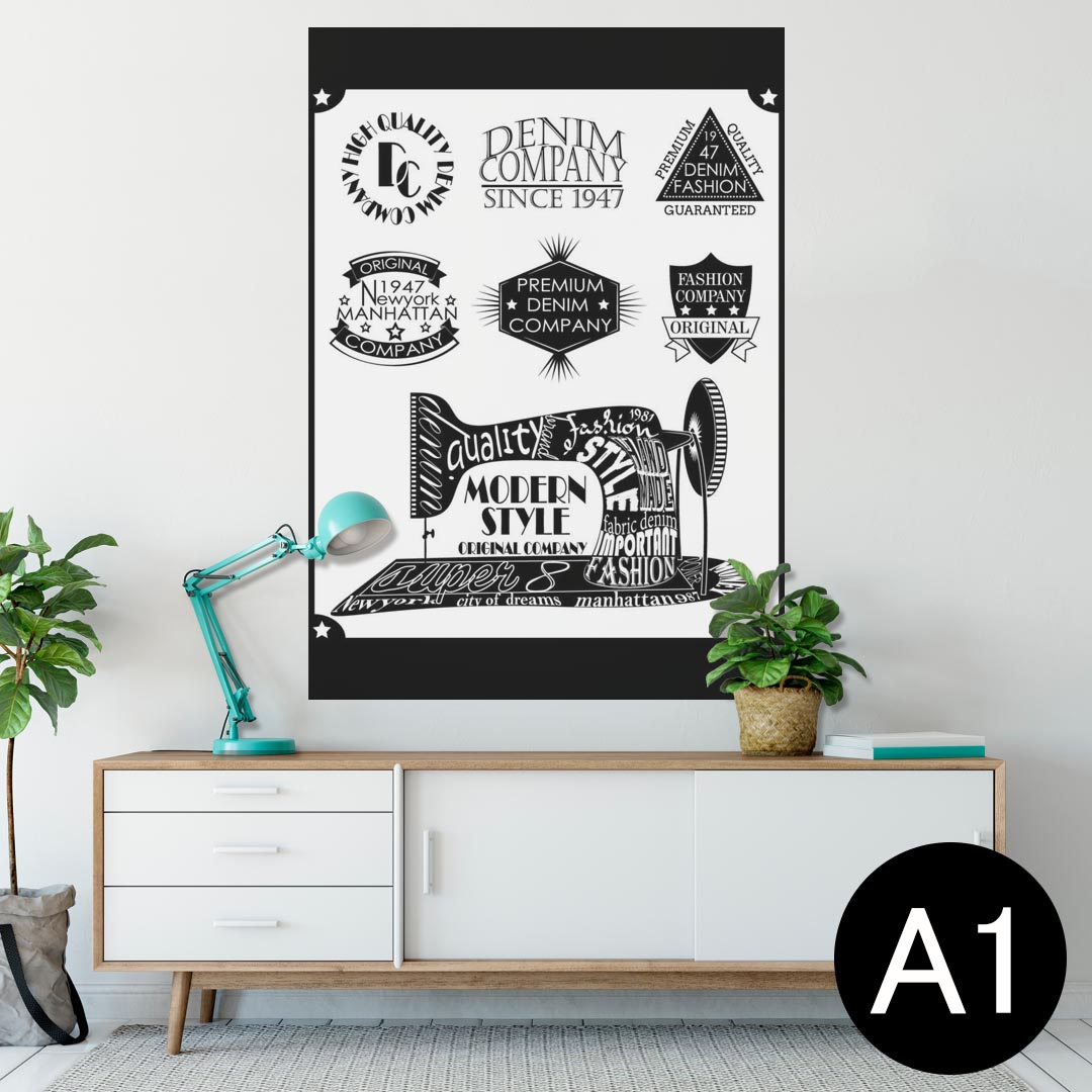 ポスター ウォールステッカー シール式ステッカー 飾り 594×841mm A1 写真 フォト 壁 インテリア おし..