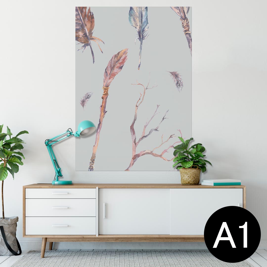 ポスター ウォールステッカー シール式ステッカー 飾り 594×841mm A1 写真 フォト 壁 インテリア おし..