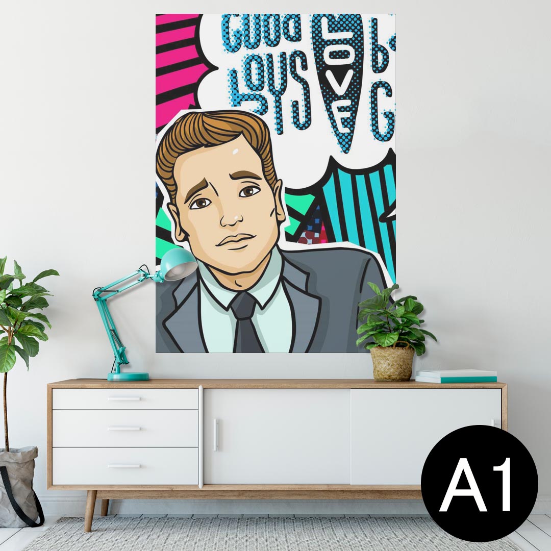 ポスター ウォールステッカー シール式ステッカー 飾り 594×841mm A1 写真 フォト 壁 インテリア おし..