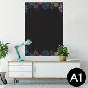 ポスター ウォールステッカー シール式ステッカー 飾り 594×841mm A1 写真 フォト 壁 インテリア おしゃれ 剥がせるwall sticker poster 013799 花火 カラフル