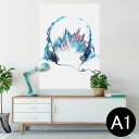 ポスター ウォールステッカー シール式ステッカー 飾り 594×841mm A1 写真 フォト 壁 インテリア おしゃれ 剥がせるwall sticker poster 014180 ヘッドホン 音楽 風景