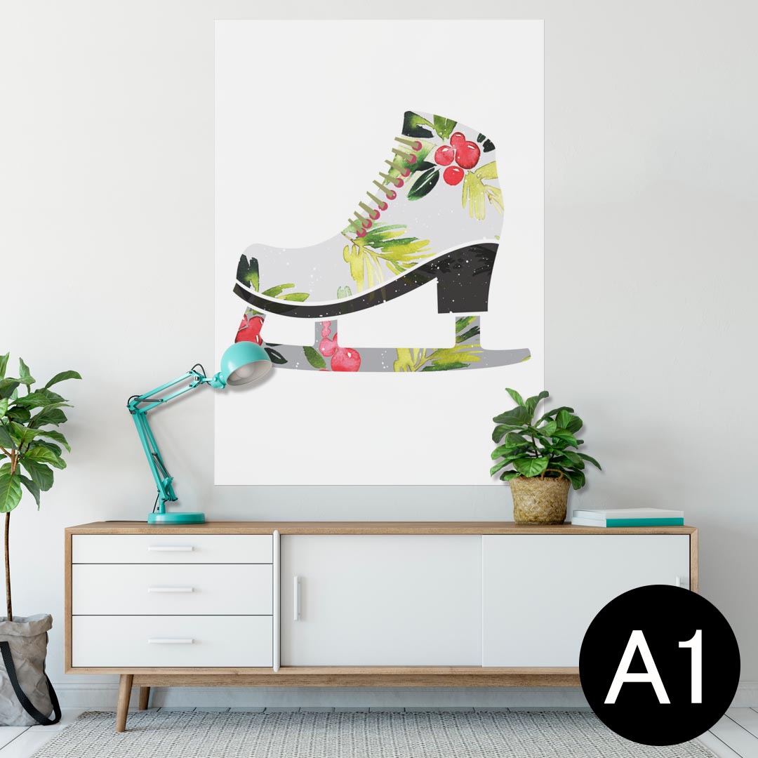 ポスター ウォールステッカー シール式ステッカー 飾り 594×841mm A1 写真 フォト 壁 インテリア おしゃれ 剥がせるwall sticker poster 014525 ファッション おしゃれ 靴