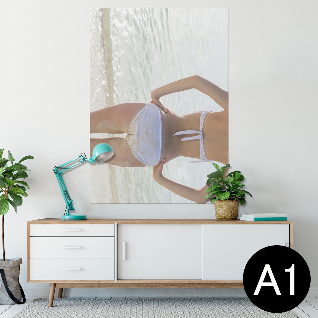 ポスター ウォールステッカー シール式ステッカー 飾り 594×841mm A1 写真 フォト 壁 インテリア おし..