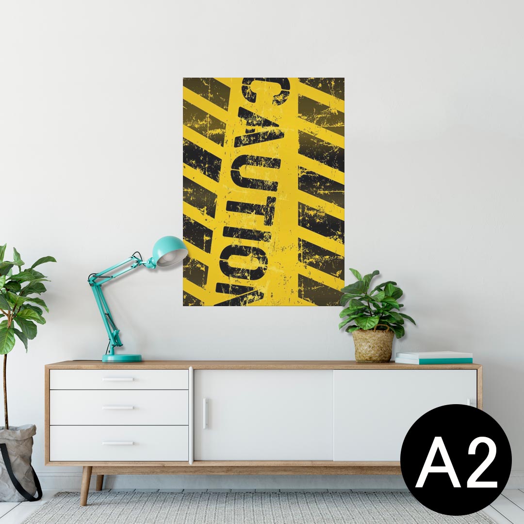 ポスター ウォールステッカー シール式ステッカー 飾り 420×594mm A2 写真 フォト 壁 インテリア おしゃれ 剥がせる wall sticker poster 001611 危険