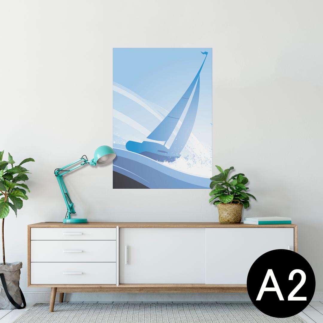 ポスター ウォールステッカー シール式ステッカー 飾り 420×594mm A2 写真 フォト 壁 インテリア おし..