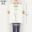 ポスター ウォールステッカー シール式ステッカー 飾り 420×594mm A2 写真 フォト 壁 インテリア おしゃれ 剥がせる wall sticker poster 002545 英語　文字　音楽 3