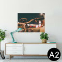 ポスター ウォールステッカー シール式ステッカー 飾り 420×594mm A2 写真 フォト 壁 インテリア おしゃれ 剥がせる wall sticker poster 022976 自転車 写真