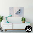 ポスター ウォールステッカー シール式ステッカー 飾り 420×594mm A2 写真 フォト 壁 インテリア おしゃれ 剥がせる wall sticker poster 023566 雪 自転車