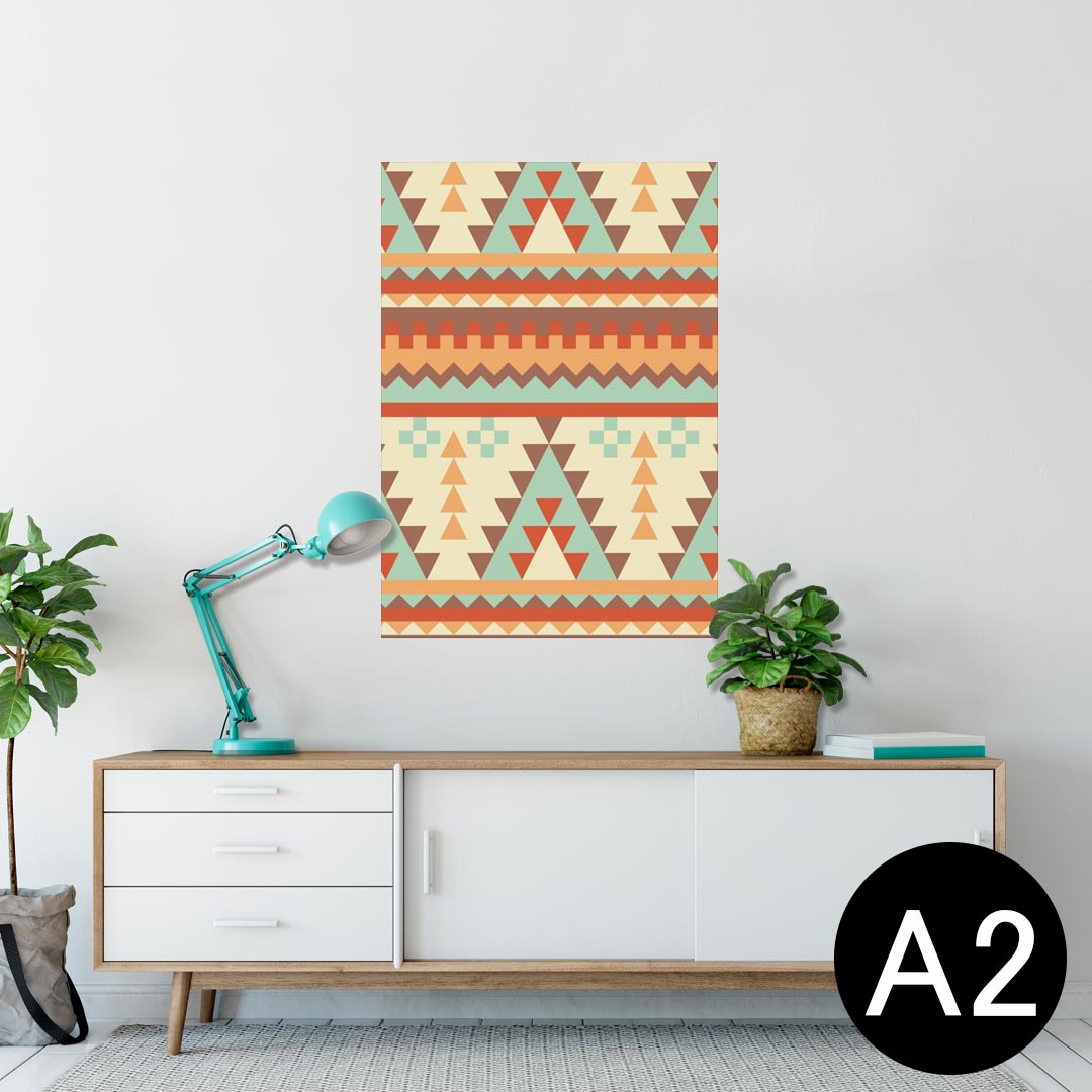 ポスター ウォールステッカー シール式ステッカー 飾り 420×594mm A2 写真 フォト 壁 インテリア おしゃれ 剥がせる wall sticker poster 004736 模様 柄