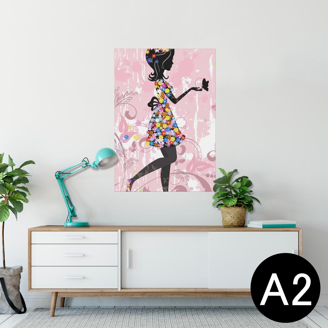 ポスター ウォールステッカー シール式ステッカー 飾り 420×594mm A2 写真 フォト 壁 インテリア おし..