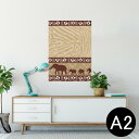 ポスター ウォールステッカー シール式ステッカー 飾り 420×594mm A2 写真 フォト 壁 インテリア おしゃれ 剥がせる wall sticker poster 007062 柄 動物 模様
