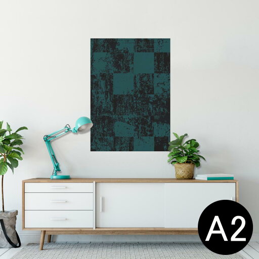 ポスター ウォールステッカー シール式ステッカー 飾り 420×594mm A2 写真 フォト 壁 インテリア おしゃれ 剥がせる wall sticker poster 008004 チェック レトロ 黒 青 ポスター ウォールステッカー シール式ステッカー 飾り 420×594mm A2 写真 フォト 壁 インテリア おしゃれ 剥がせる wall sticker poster 008004 チェック レトロ 黒 青