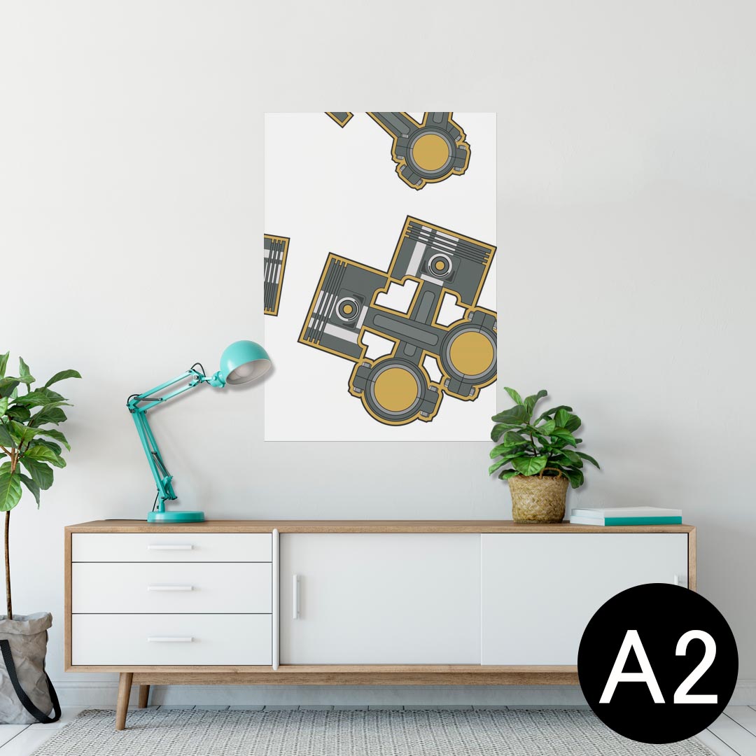 ポスター ウォールステッカー シール式ステッカー 飾り 420×594mm A2 写真 フォト 壁 インテリア おし..