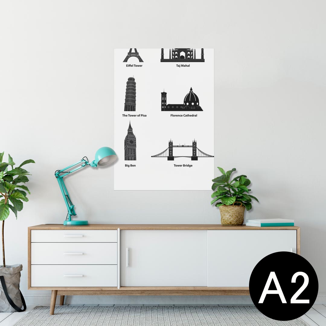 ポスター ウォールステッカー シール式ステッカー 飾り 420×594mm A2 写真 フォト 壁 インテリア おし..