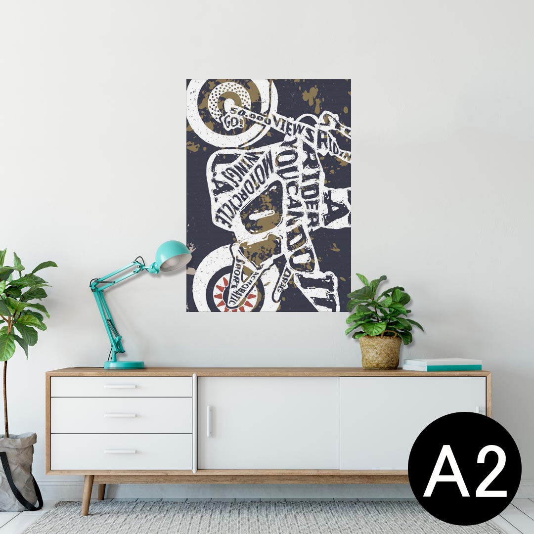 ポスター ウォールステッカー シール式ステッカー 飾り 420×594mm A2 写真 フォト 壁 インテリア おし..