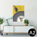 ポスター ウォールステッカー シール式ステッカー 飾り 420×594mm A2 写真 フォト 壁 インテリア おしゃれ 剥がせる wall sticker poster 011394 音楽 ヘッドホン ミュージック