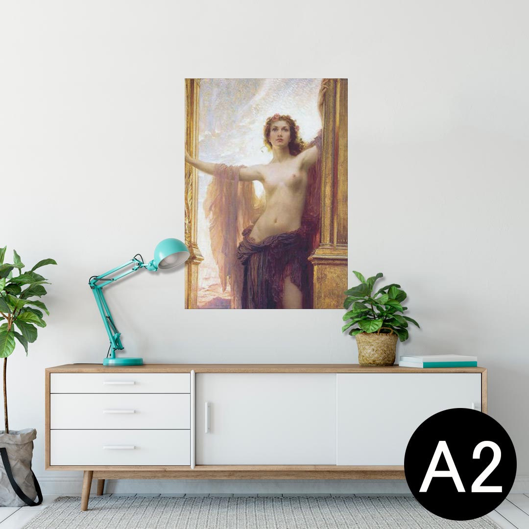 ポスター ウォールステッカー シール式ステッカー 飾り 420×594mm A2 写真 フォト 壁 インテリア おしゃれ 剥がせる wall sticker poster 011460 イラスト　人物　絵画