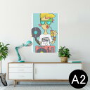 ポスター ウォールステッカー シール式ステッカー 飾り 420×594mm A2 写真 フォト 壁 インテリア おしゃれ 剥がせる wall sticker poster 011817 ポップ　音楽　DJ