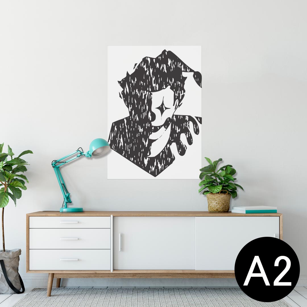 ポスター ウォールステッカー シール式ステッカー 飾り 420×594mm A2 写真 フォト 壁 インテリア おし..