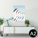 ポスター ウォールステッカー シール式ステッカー 飾り 420×594mm A2 写真 フォト 壁 インテリア おしゃれ 剥がせる wall sticker p...