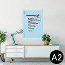 ポスター ウォールステッカー シール式ステッカー 飾り 420×594mm A2 写真 フォト 壁 インテリア おしゃれ 剥がせる wall sticker p...