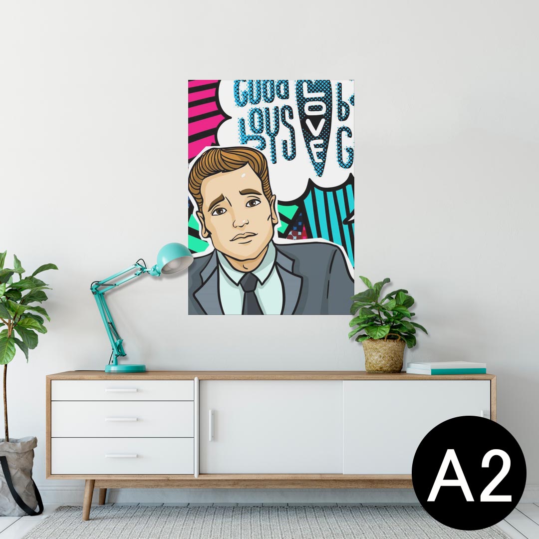 ポスター ウォールステッカー シール式ステッカー 飾り 420×594mm A2 写真 フォト 壁 インテリア おし..