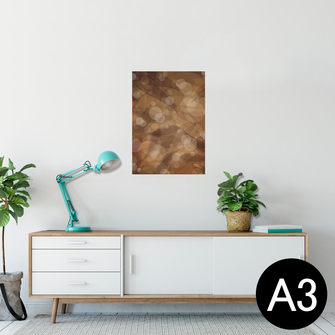 ポスター ウォールステッカー シール式ステッカー 飾り 297×420mm A3 写真 フォト 壁 インテリア おしゃれ 剥がせる wall sticker poster 001965 木目 シンプル　ブラウン