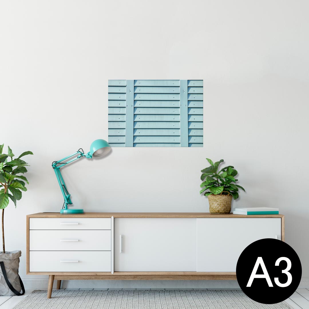 ポスター ウォールステッカー シール式ステッカー 飾り 297×420mm A3 写真 フォト 壁 インテリア おしゃれ 剥がせる wall sticker poster 025916 木材　ボード