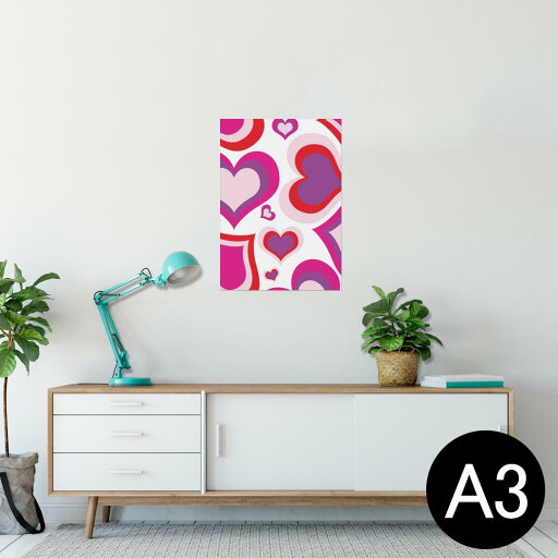 ポスター ウォールステッカー シール式ステッカー 飾り 297×420mm A3 写真 フォト 壁 インテリア おしゃれ 剥がせる wall sticker poster 004386 ハート 模様 ピンク ポスター ウォールステッカー シール式ステッカー 飾り 297×420mm A3 写真 フォト 壁 インテリア おしゃれ 剥がせる wall sticker poster 004386 ハート 模様 ピンク