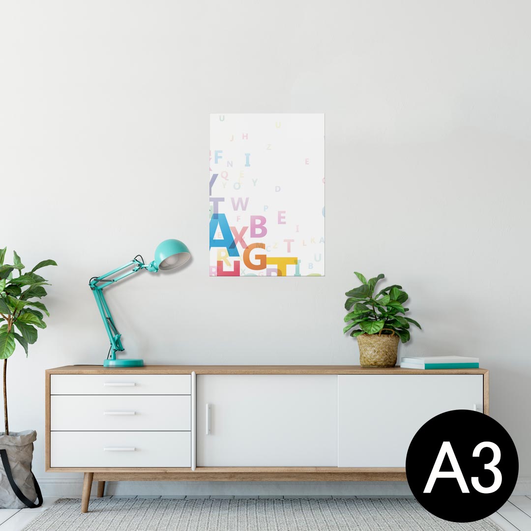 ポスター ウォールステッカー シール式ステッカー 飾り 297×420mm A3 写真 フォト 壁 インテリア おし..