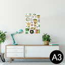 ポスター ウォールステッカー シール式ステッカー 飾り 297×420mm A3 写真 フォト 壁 インテリア おしゃれ 剥がせる wall sticker poster 010915 レゲエ 音楽 ミュージック