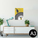 ポスター ウォールステッカー シール式ステッカー 飾り 297×420mm A3 写真 フォト 壁 インテリア おしゃれ 剥がせる wall sticker poster 011394 音楽 ヘッドホン ミュージック