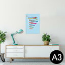 ポスター ウォールステッカー シール式ステッカー 飾り 297×420mm A3 写真 フォト 壁 インテリア おしゃれ 剥がせる wall sticker p...