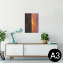 ポスター ウォールステッカー シール式ステッカー 飾り 297×420mm A3 写真 フォト 壁 インテリア おしゃれ 剥がせる wall sticker poster 014962 風景 自然 背景 夜空 夕日