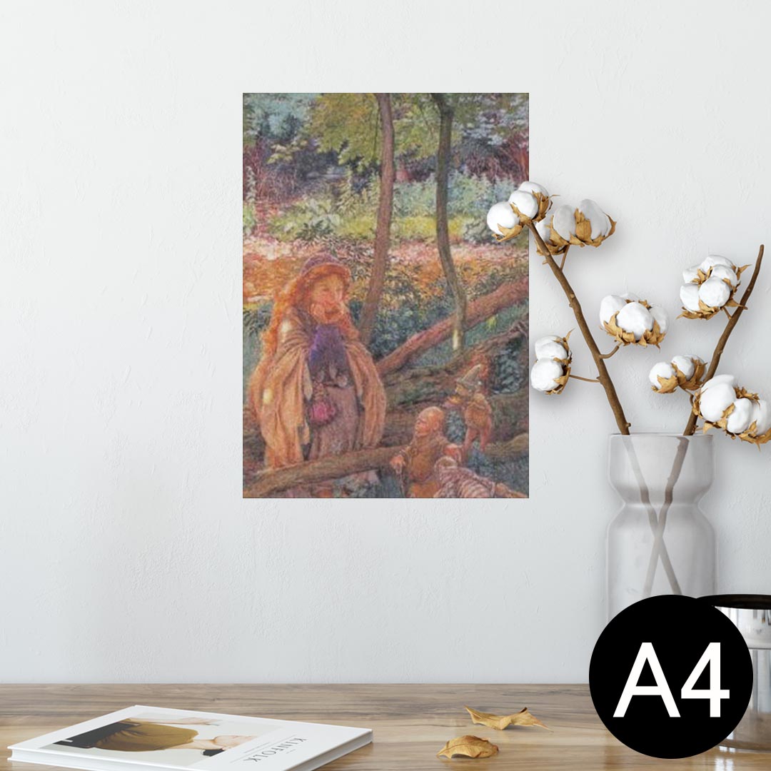 ポスター ウォールステッカー シール式ステッカー 飾り 210×297mm A4 写真 フォト 壁 インテリア おしゃれ 剥がせる wall sticker poster 003212 人物　絵画　イラスト