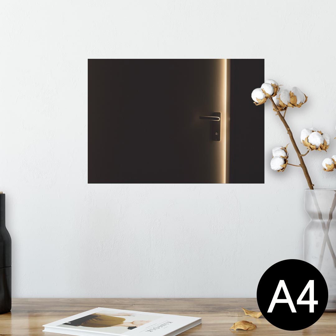 ポスター ウォールステッカー シール式ステッカー 飾り 210×297mm A4 写真 フォト 壁 インテリア おしゃれ 剥がせる wall sticker poster 023195 写真　ドア